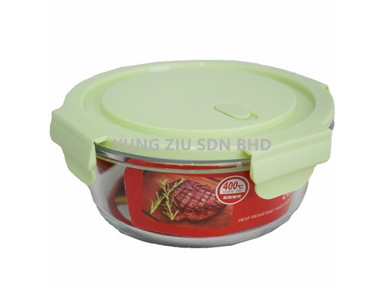 C150#C640#635ML GLASS CONTAINER (ROUND)(640ML)